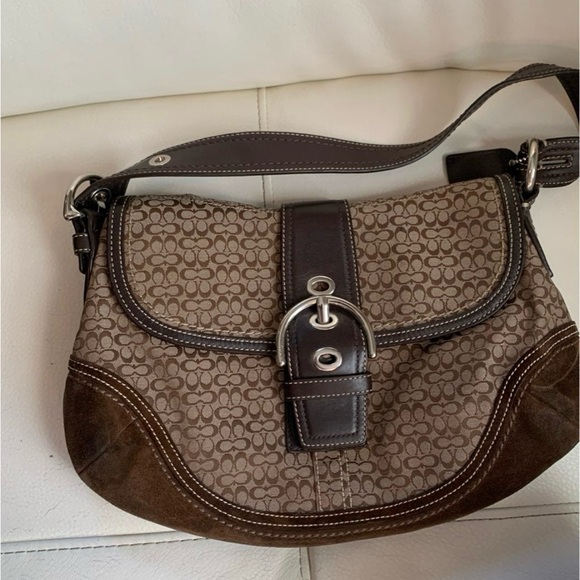 Coach Soho Signature Hobo Bag Jacquard F10926 - Picture 4 of 5